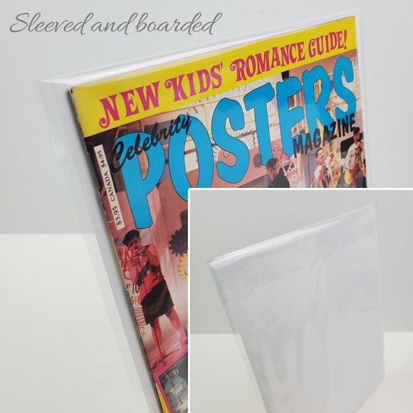 Celebrity Posters New Kids on Block Magazine NKOTB 1990 VTG Unread Stock - Picture 4 of 11